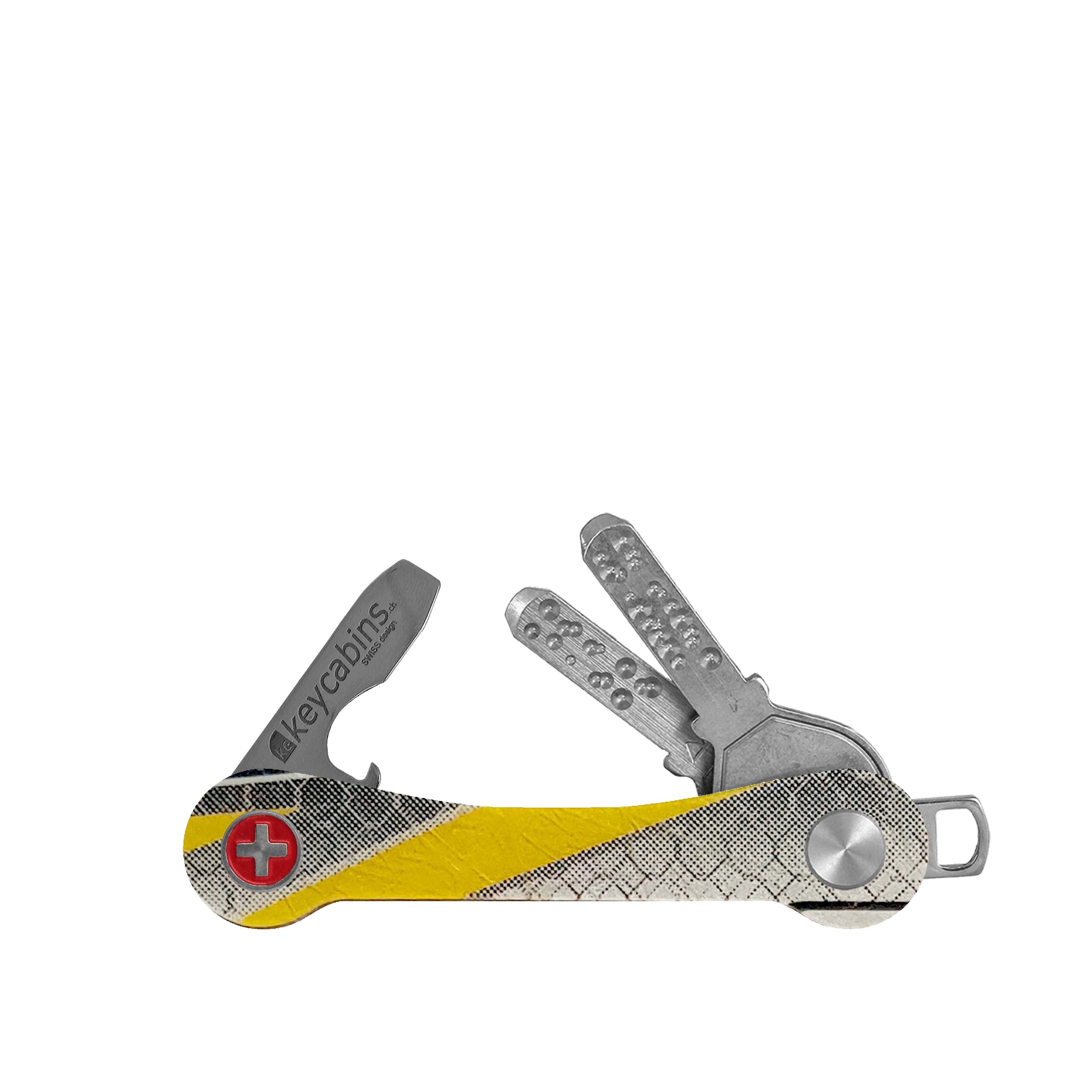 kc - ski / snowboard: Key holders made from upcycled ski and